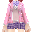 粉色校服衣服(女)