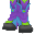 3rd Anniversary Mecha Purple Shoes (F)
