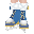 2025 Christmas Blue Shoes (F)