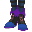 Spellbat Blue Shoes (F)