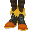 Spellbat Orange Shoes (F)