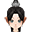 东方勇士黑色帽子(女)