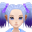 浅色人工智能浴衣帽子(女)