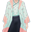 白色人工智能浴衣衣服(女)