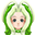 绿色现代外星人帽子(女)
