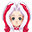 红色现代外星人帽子(女)