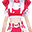 红色现代外星人衣服(女)