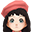 淡彩时尚黄色帽子(女)