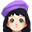 淡彩时尚绿色帽子(女)
