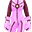 粉色香蕉英雄衣服(女)