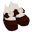 棕色蛋糕王后鞋子(女)