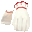紫色蛋糕王后手套(女)