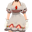 棕色蛋糕王后衣服(女)