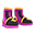 Harlequin Blaze Magenta Shoes (F)