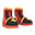 Harlequin Blaze Red Shoes (F)