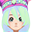 Harlequin Blaze Neon Hat (F)