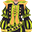 Harlequin Blaze Green Suit (F)