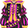 Harlequin Blaze Magenta Suit (F)