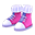 粉色冬季休闲鞋(女)
