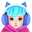 粉色冬季休闲帽(女)