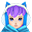 紫色冬季休闲帽(女)