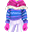 粉色冬季休闲衣服(女)
