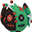 Sewn Demon Emerald Hat (F)