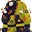 Sewn Demon Yellow Suit (F)