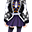 黑色日系制服衣服(女)
