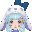 复活节兔子蓝色帽子(女)