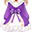 紫色复活节魔法衣服(女)