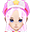 粉色春季兔子帽子(女)