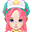 绿色春季兔子帽子(女)