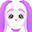 紫色复活节兔子帽子(女)