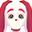 红色复活节兔子帽子(女)