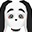 黑色复活节兔子帽子(女)
