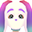 彩虹色复活节兔子帽子(女)