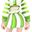 绿色复活节兔子衣服(女)