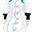 白色狐系衣服(女)