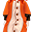 橙色狐系衣服(女)