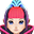 红色现代万圣节帽子(女)