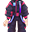 红色现代万圣节衣服(女)
