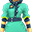 威克斯汀青色衣服(女)
