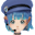 天蓝色偶像帽子(女)