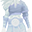 Obsidian Flame White Suit (F)