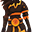 Obsidian Flame Orange Suit (F)