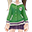 绿色橡胶熊衣服(女)