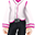 粉色红宝石浴衣衣服(女)