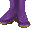 海军风紫色鞋子(女)