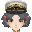 海军风白色帽子(女)